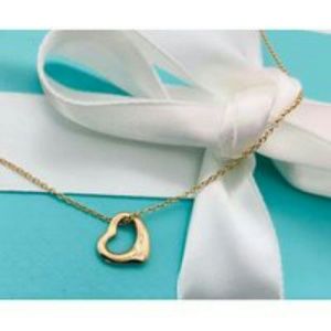 Tiffany Peretti Rose Gold Heart Necklace
